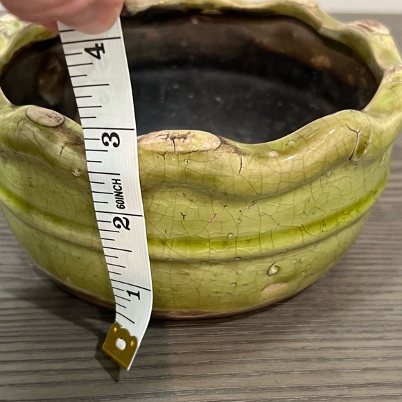 Glazed Round Decorative Accent Bowl [container] - Picture 7 of 7